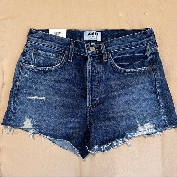 Agolde Parker Jean Shorts - Picture 1 of 3